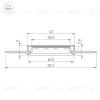 Профиль Arlight SL-LINIA40-FANTOM-2000 ANOD (Алюминий) 063907 063907 - 3