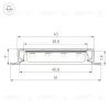 Профиль Arlight SL-LINIA40-F-H9-2000 ANOD (Алюминий) 063906 063906 - 3