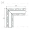 Угловой соединитель в сборе для профиля Arlight LINIA32-FANTOM (Металл) 064415 064415 - 2