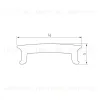 Экран Arlight W16-5000 SILICONE (Силикон) 064489 064489 - 2