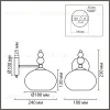 Бра Lumion Moderni Piccolo 8425/1W 8425/1W - 2