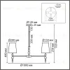 Люстра на штанге Lumion Moderni Ilaria 8437/8 8437/8 - 3