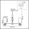 Люстра на штанге Lumion Moderni Mila 8427/5C 8427/5C - 3