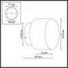 Настенный светильник Odeon Light Nature Candela 7190/6WLA 7190/6WLA - 3