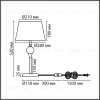 Настольная лампа Lumion Classi Eletra 8416/1T 8416/1T - 2