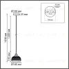 Подвесной светильник Lumion Moderni Dea 8439/1B 8439/1B - 2