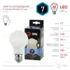 Лампа светодиодная филаментная Эра F-LED F-LED A60-7W-840-E27 frost 7Вт груша матовая Б0035032 Б0035032 - 3
