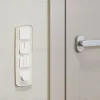 Комплект механизма 2-кл выключателя с самовозвратом с подсветкой 5600K OMEGA Белый матовый QUANT Ambrella Volt MO124055 (OP1240, VM129, G14W) MO124055 - 3