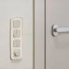 Комплект механизма 2-кл выключателя с самовозвратом с подсветкой 3200K OMEGA Бежевый матовый QUANT Ambrella Volt MO324050 (OP3240, VM129, G11Y) MO324050 - 2