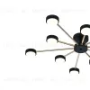 Потолочная люстра Escada Luminix 120008/10R Black/Gold ES0000096 ES0000096 - 3