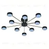 Потолочная люстра Escada Luminix 120008/10R Black/Gold ES0000096 ES0000096 - 2
