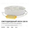 Комплект светодиодной ленты 220В НЕОН с аксессуарами (ИК-контроллер с ПДУ, заглушка, крепеж - 10шт) Apeyron COB 12Вт/м RGB, 420д/м 12х8мм 10м IP65 10-153 10-153 - 2