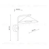 Бра TK Lighting 18693 Lume Burgund a073159 18693 Lume Burgund - 3