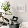 Розетка двойная с заземлением (белый) Werkel W1172001 4690389157257 a051370 4690389157257 - 2