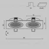 Встраиваемый светильник Maytoni Technical Atom DL024-2-02W-1(N) DL024-2-02W-1(N) - 9