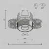 Встраиваемый светильник Maytoni Technical Dip T DL128-10W4K-TRS-B DL128-10W4K-TRS-B - 8