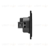 Розетка SETE 1-ая с/з с/у, со шторками 16А антрацит IP20/IP44 KRANZ KR-79-0701-4 KR-79-0701-4 - 4