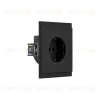 Розетка SETE 1-ая с/з с/у, со шторками 16А антрацит IP20/IP44 KRANZ KR-79-0701-4 KR-79-0701-4 - 5