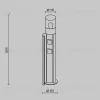 Ландшафтный светильник с блоком розеток Maytoni Amas O506FL-01B O506FL-01B - 8