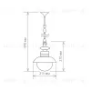 Уличный подвесной cветильник Elektrostandard Talli H GL 3002H брауни 4690389106583 4690389106583 - 8