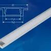 Профиль встраиваемый (UL-00005026) Uniel UFE-K01 Silver/Frozen 200 Polybag UFE-K01 Silver/Frozen 200 Polybag - 2