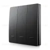 Выключатель кинетический 3кл., IP44, 2,4 ГГц, Smart, чер. Apeyron 04-83 04-83 - 1
