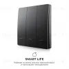Выключатель кинетический 3кл., IP44, 2,4 ГГц, Smart, чер. Apeyron 04-83 04-83 - 10