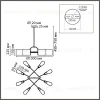 Люстра на штанге Lumion Moderni Sampo 8414/8 8414/8 - 2