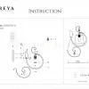 Бра Freya Simone FR2020-WL-01-CH FR2020-WL-01-CH - 7
