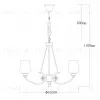 Подвесная люстра MW-Light Палермо 386017706 386017706 - 10