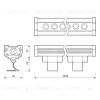 Линейный прожектор Arlight AR-LINE-1000-36W Warm (GR, 30 deg, 230V) 024306(1) 024306(1) - 2