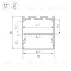 Профиль Arlight LINE-M-5050-3000 BLACK 056349 056349 - 3