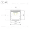 Профиль Arlight LINE-1212-2000 ANOD 062847 062847 - 3