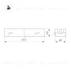 Трековый трехфазный светильник Arlight LGD-LUNGO-4TR-L600-20W-30W Day4000 (Черный, 120 deg, 230V) (IP20 Металл) 064223 064223 - 2