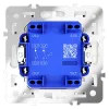 Выключатель двухклавишный Voltum S70 VLS020102 (белый матовый) VLS020102 - 5