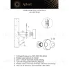 Настенный светильник Aployt Eloiza APL.341.31.06 APL.341.31.06 - 2