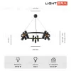Подвесная люстра Lightera Tosha LE311L-3B LE311L-3B - 6