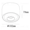 Потолочный светильник iLedex Technical VISION 300 WHITE 300 WH - 5