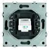 Розетка телефонная 1-местная RJ11 (механизм) Stekker Эмили RST00-5121-05 черный уголь soft touch 50831 50831 - 5