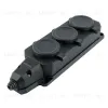 Розетка переносная 3-местная c/з Stekker RST16-3-44 250В 16А IP44 черный 50806 50806 - 2