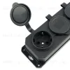 Розетка переносная 3-местная c/з Stekker RST16-3-44 250В 16А IP44 черный 50806 50806 - 3