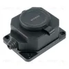 Розетка переносная 1-местная c/з Stekker RST16-1-44 250В 16А IP44 черный 50804 50804 - 3