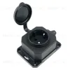 Розетка переносная 1-местная c/з Stekker RST16-1-44 250В 16А IP44 черный 50804 50804 - 2