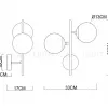 Бра Arte Lamp Mebsuta A1675AP-2BK A1675AP-2BK - 2