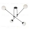 Люстра на штанге Arte Lamp Mattino A8625PL-4BK A8625PL-4BK - 1