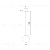 Подвесной светильник Divinare Magma 1535/33 SP-5 1535/33 SP-5 - 6