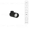 Подсветка для ювелирных изделий Arte Lamp Presto A6381PL-1BK A6381PL-1BK - 1