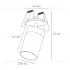 Подсветка для ювелирных изделий Arte Lamp Presto A6387PL-1BK A6387PL-1BK - 6