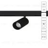 Трековый магнитный светильник Arte Lamp Presto A6327PL-1BK A6327PL-1BK - 1