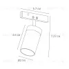 Трековый магнитный светильник Arte Lamp Presto A6327PL-1BK A6327PL-1BK - 7